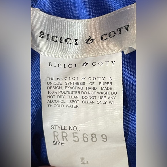 NEW! Rhinestone Formal Dress w/Pockets•Sz Large - Picture 10 of 11